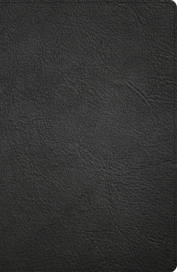 CSB Large Print Personal Size Reference Bible, Black - Re-vived