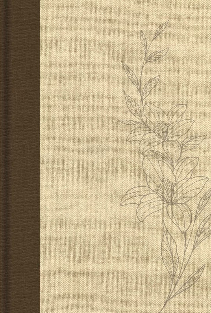 CSB Single-Column Wide-Margin Bible, Cream Cloth Over Board - Re-vived
