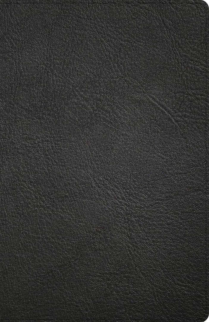 CSB Large Print Personal Size Reference Bible, Black - Re-vived