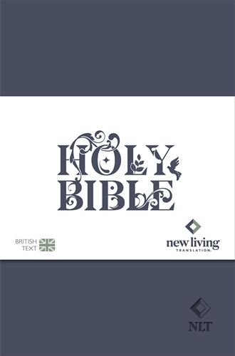 NLT Holy Bible, British Text Version In Blue Soft Tone - Re-vived