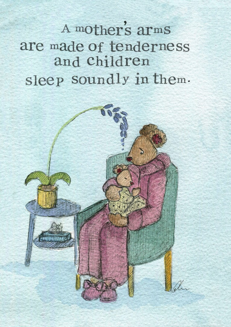 A Mother's Arms Single Print - Re-vived