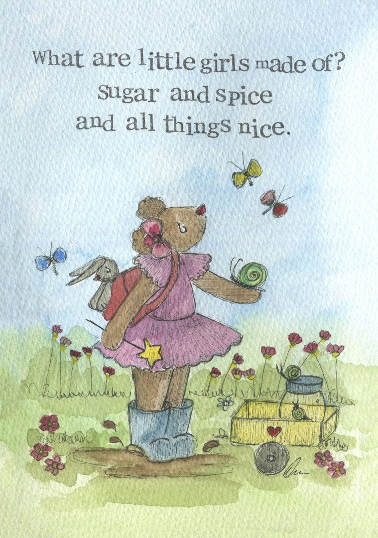 Sugar And Spice Childssingle Print - Re-vived