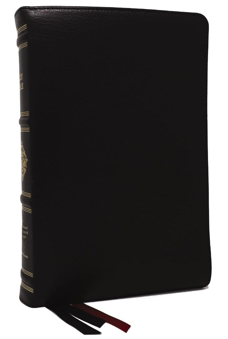 RSV Personal Size Bible With Cross References, Black Premium - Re-vived