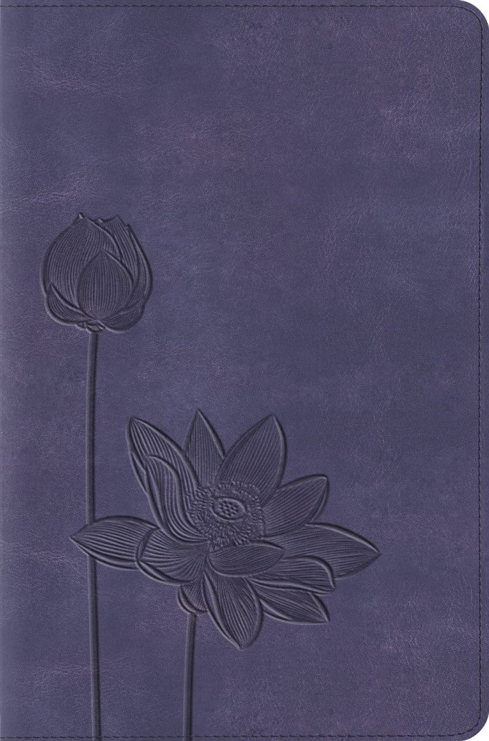 ESV Compact Bible, Lavender, Bloom Design - Re-vived