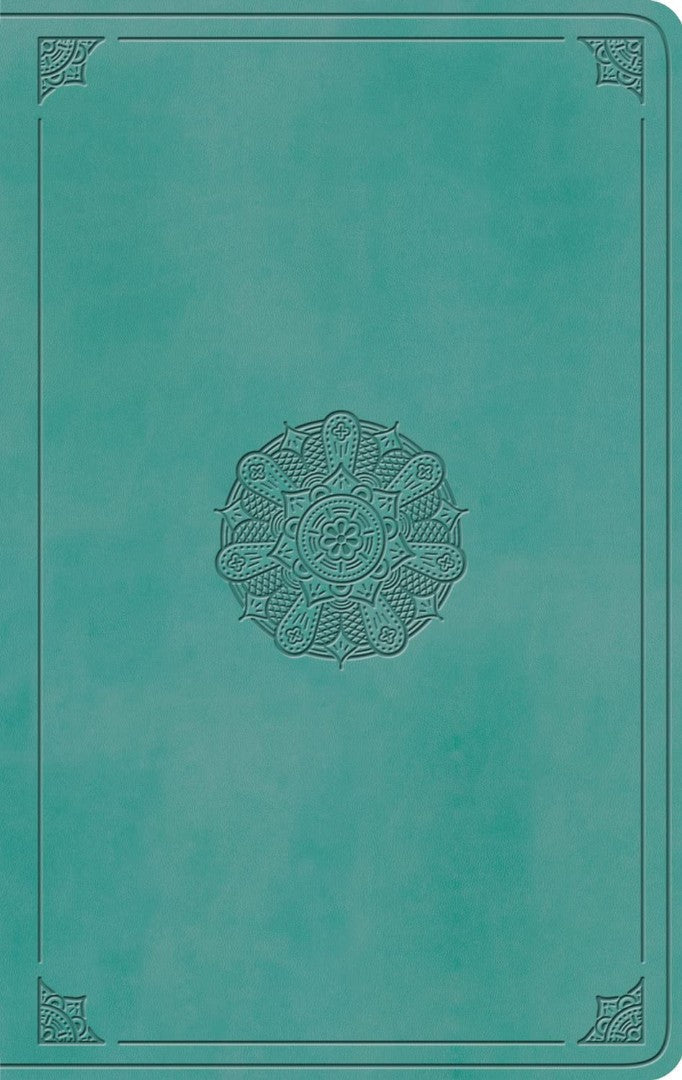 ESV Large Print Value Thinline Bible, Turquoise - Re-vived