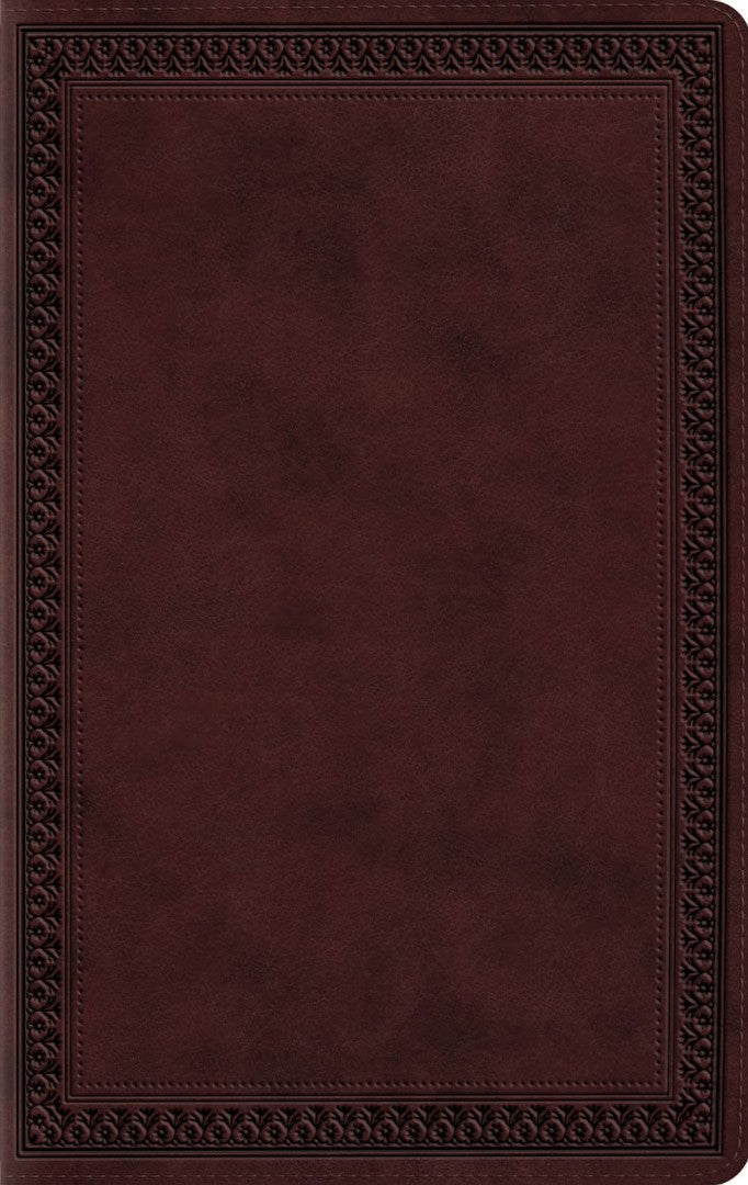 ESV Large Print Value Thinline Bible, Mahogany - Re-vived