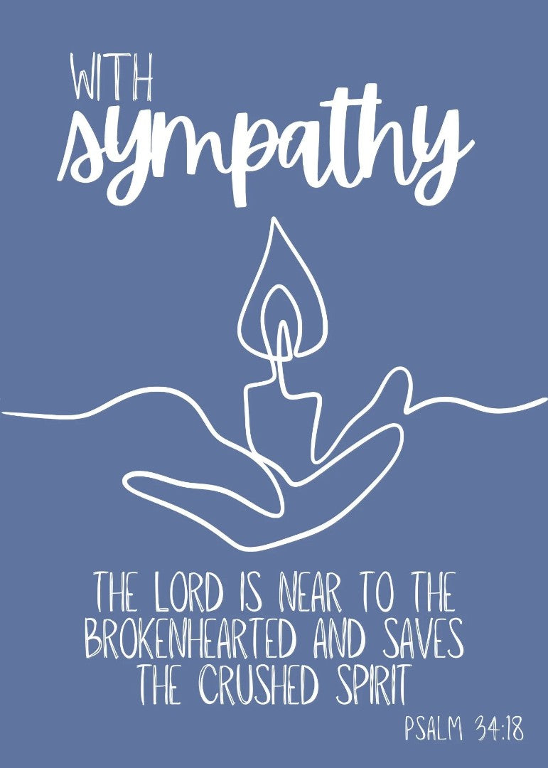 With Sympathy Card (pack of 6) - Re-vived