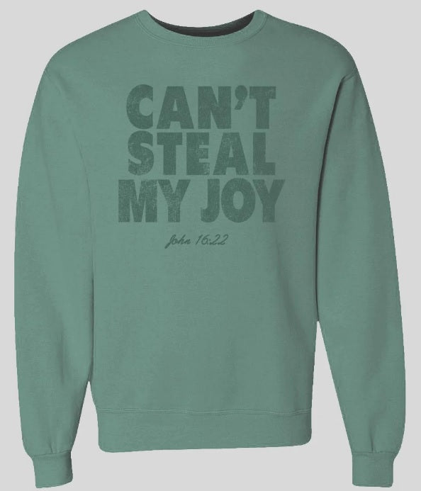 Can't Steal Joy Crew Fleece Large - Re-vived