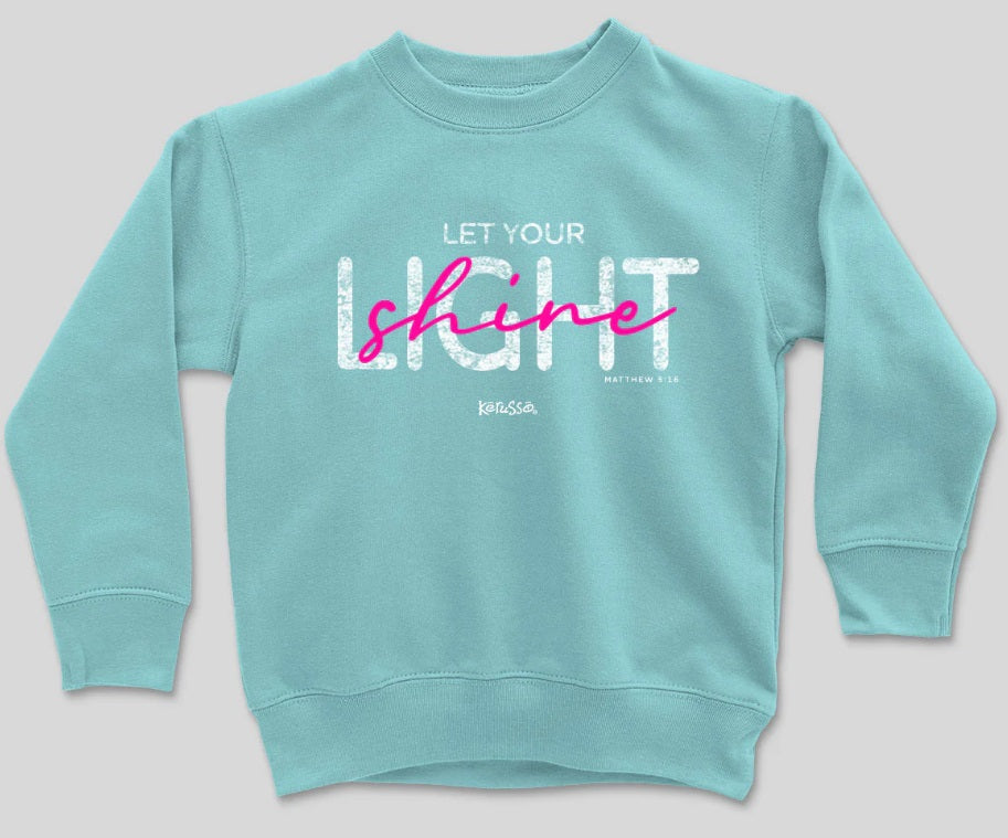 Shine the Light Kids Crew Fleece Medium - Re-vived