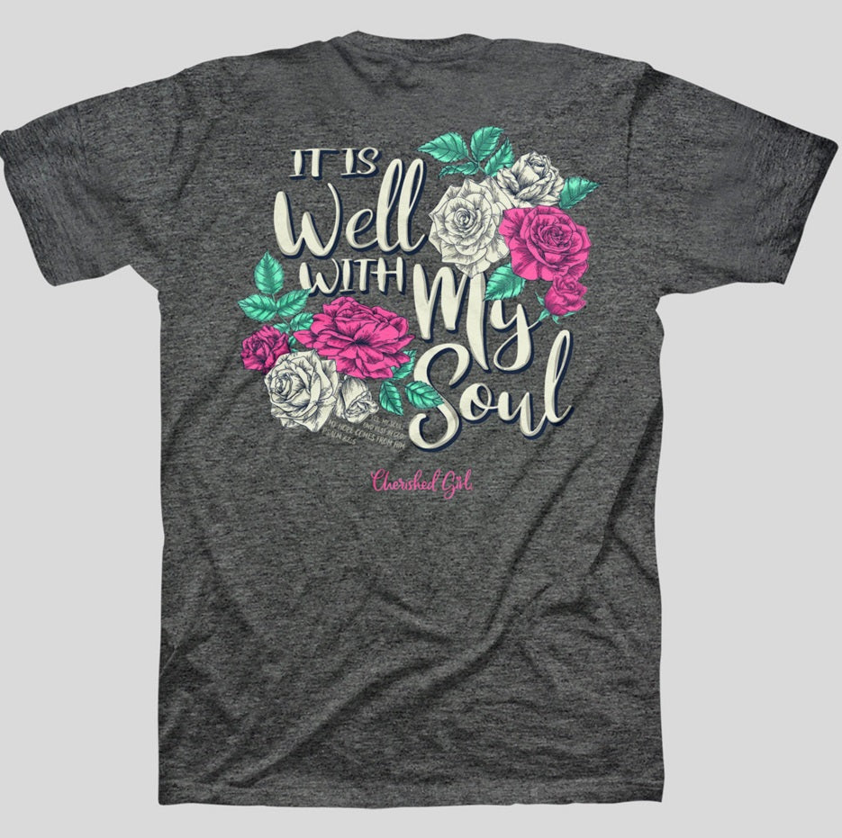 It Is Well Cherished Girl T-Shirt XL - Re-vived