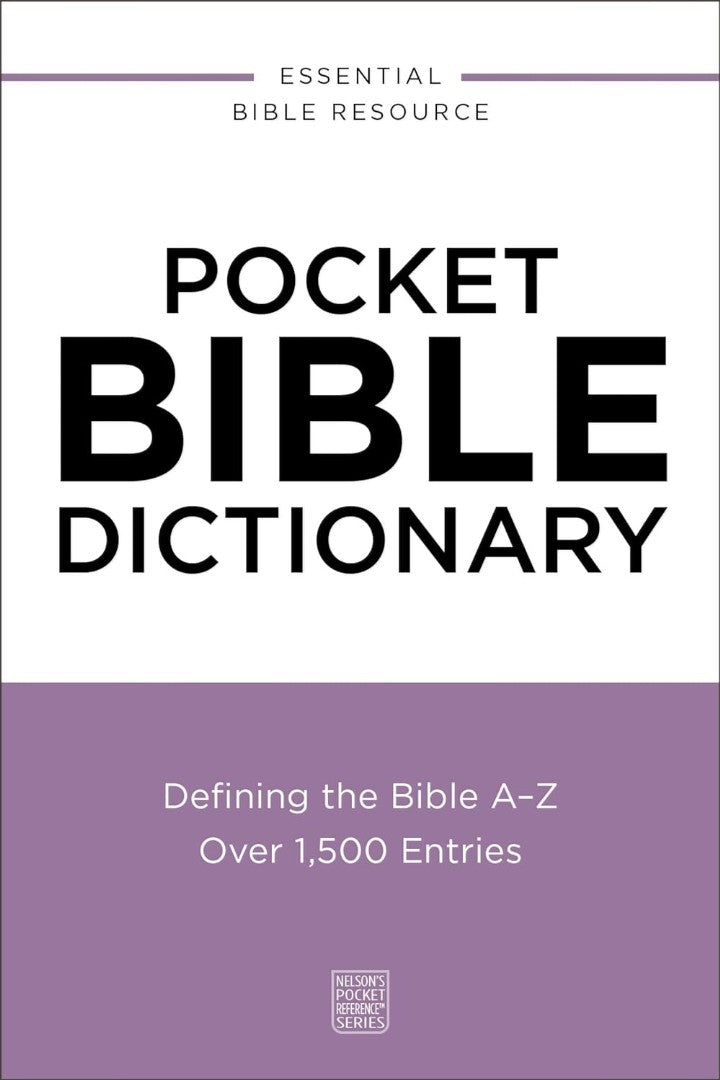 Pocket Bible Dictionary - Re-vived