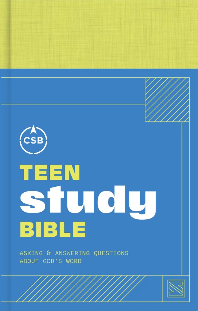 CSB Teen Study Bible, Optimal Type, Yellow Hardcover - Re-vived