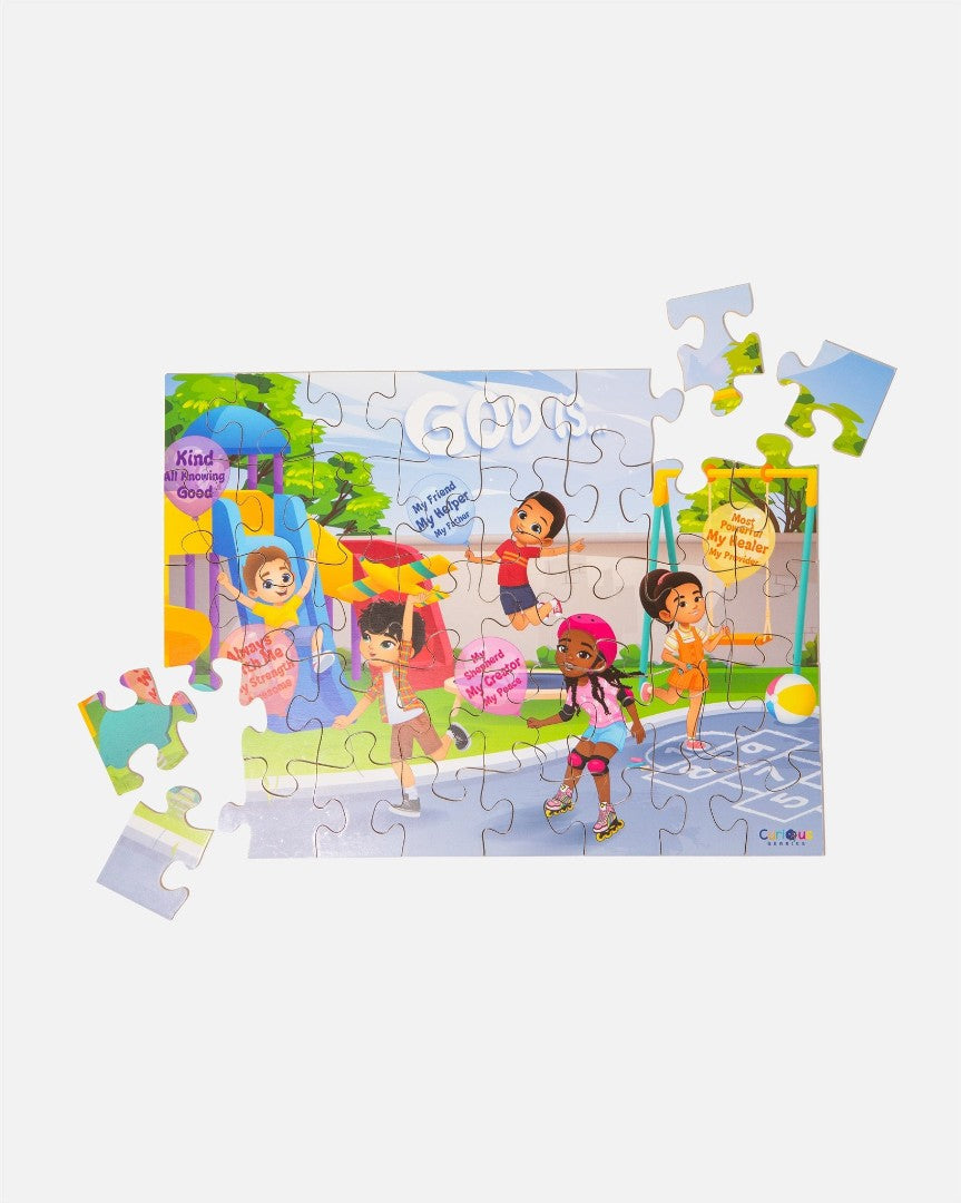 Who is God to Me? Wooden Jigsaw Puzzle - 40 Pieces - Re-vived