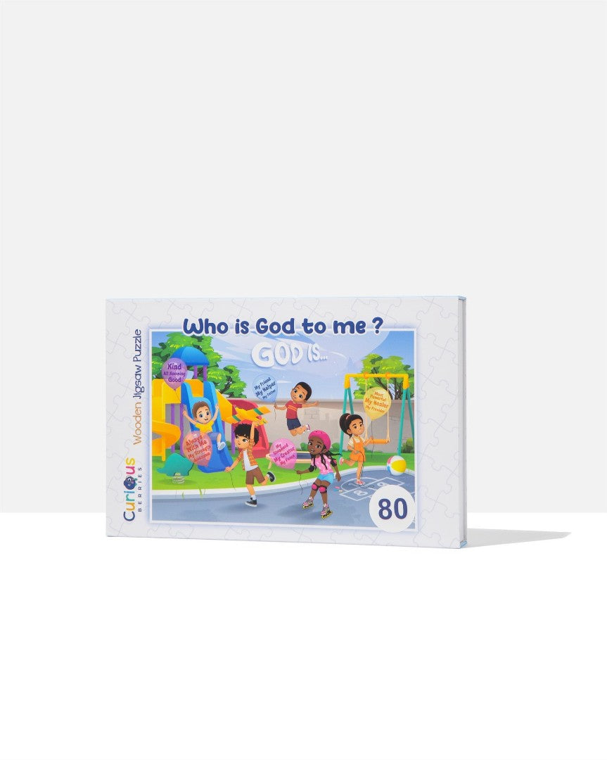 Who is God to Me? Wooden Jigsaw Puzzle - 80 Pieces - Re-vived