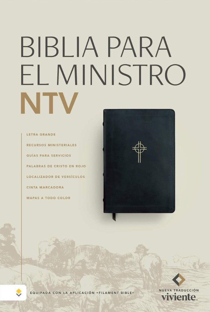 Biblia Para el Ministro NTV, Letra Grande Con Filament - Re-vived