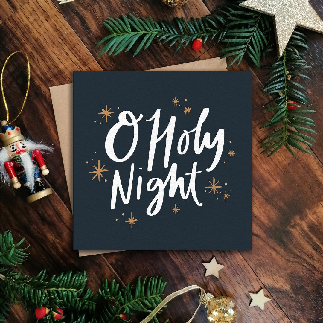 O Holy Night - Christmas Card - Re-vived