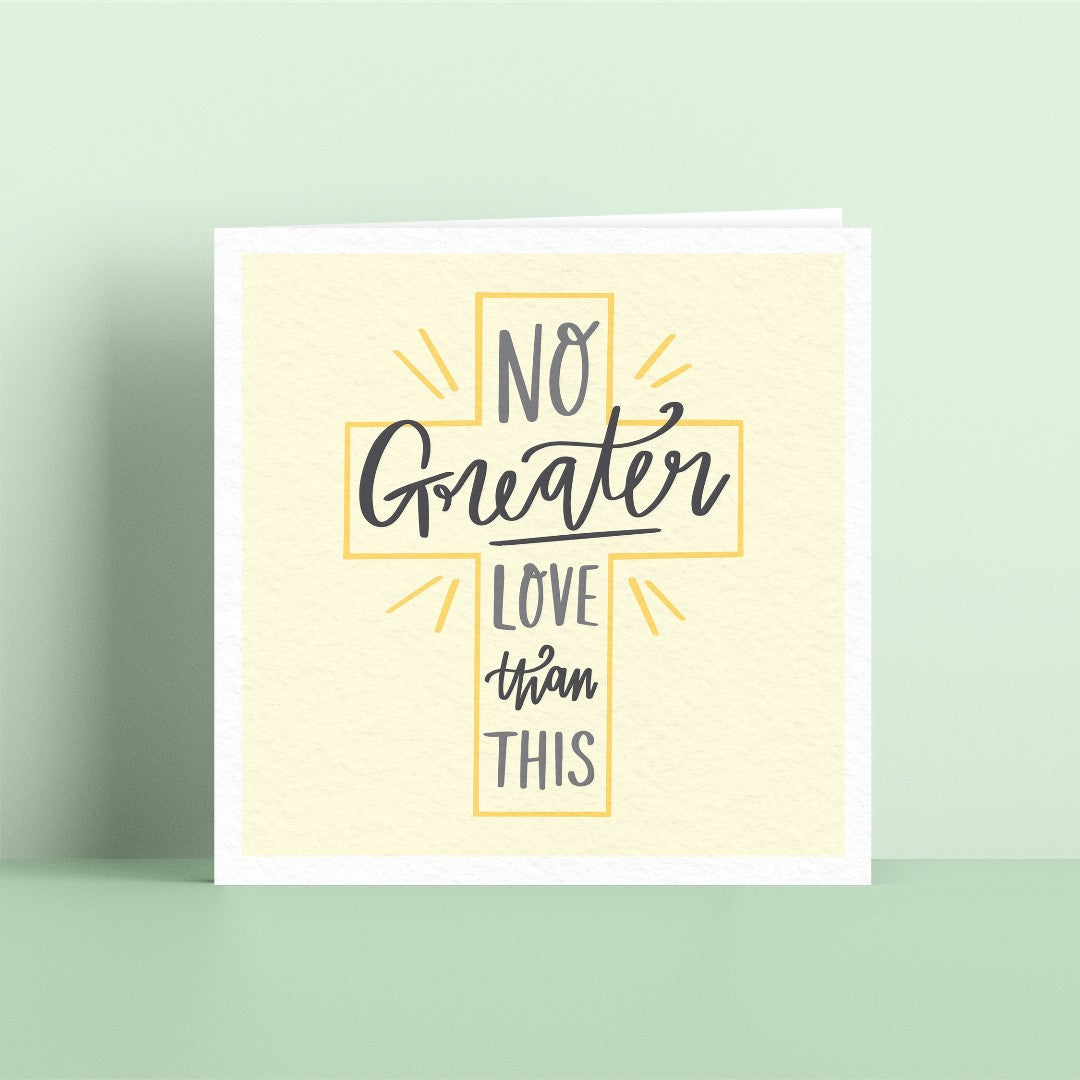 No Greater Love Easter Card - Re-vived