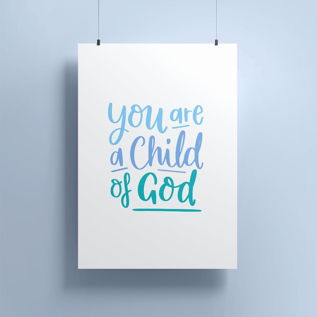 Child Of God A4 Print - Re-vived