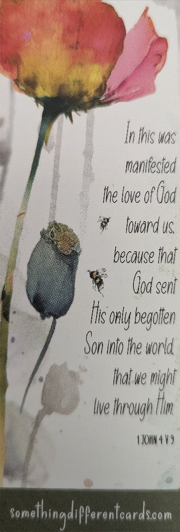 Lord is Good (Blue Poppy) Bookmark - Re-vived