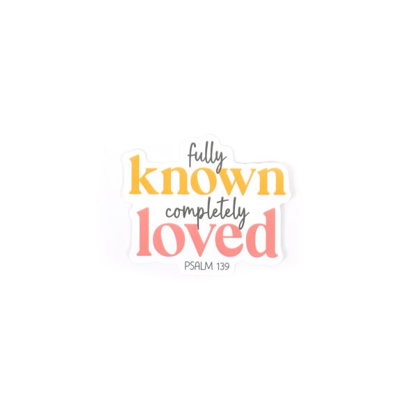Sticker Vinyl - Fully Known (Pack of 5)