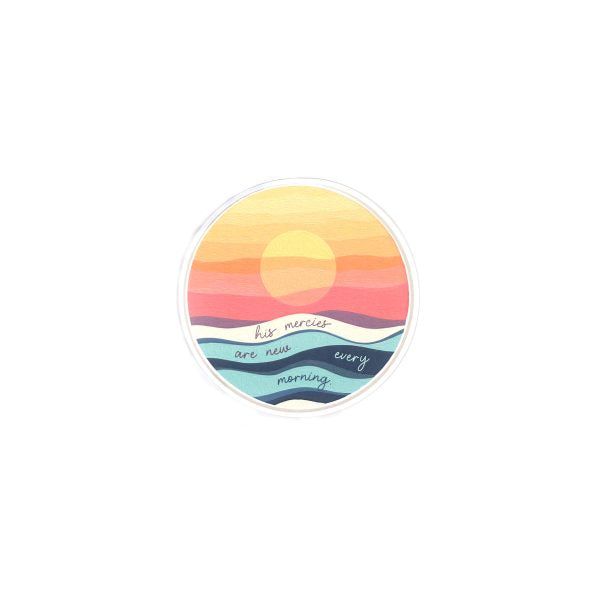 Sticker Vinyl - His Mercies Are New (Pack of 5)