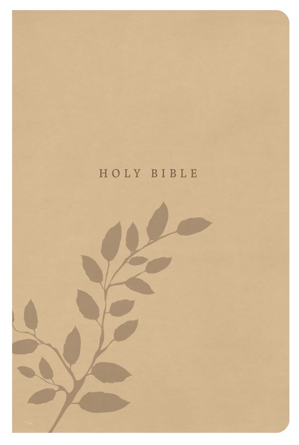 CSB Large Print Personal Size Reference Bible, Camel
