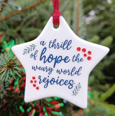 Mini Ceramic Tree Decoration: A Thrill Of Hope
