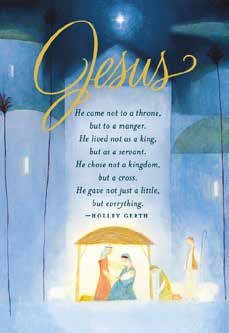 Christmas Boxed Cards: Jesus He Came (Pack Of 16)