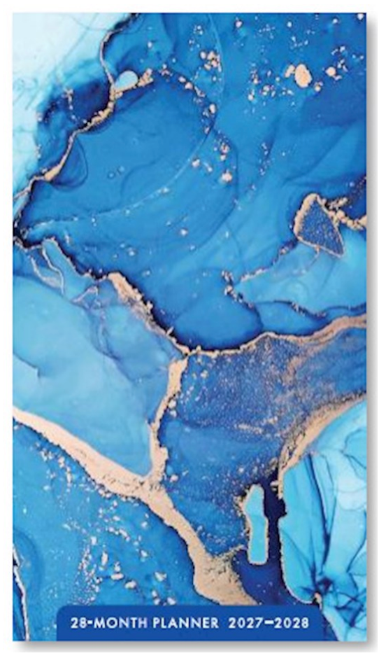 2027-2028 Pocket Planner: Blue Marble