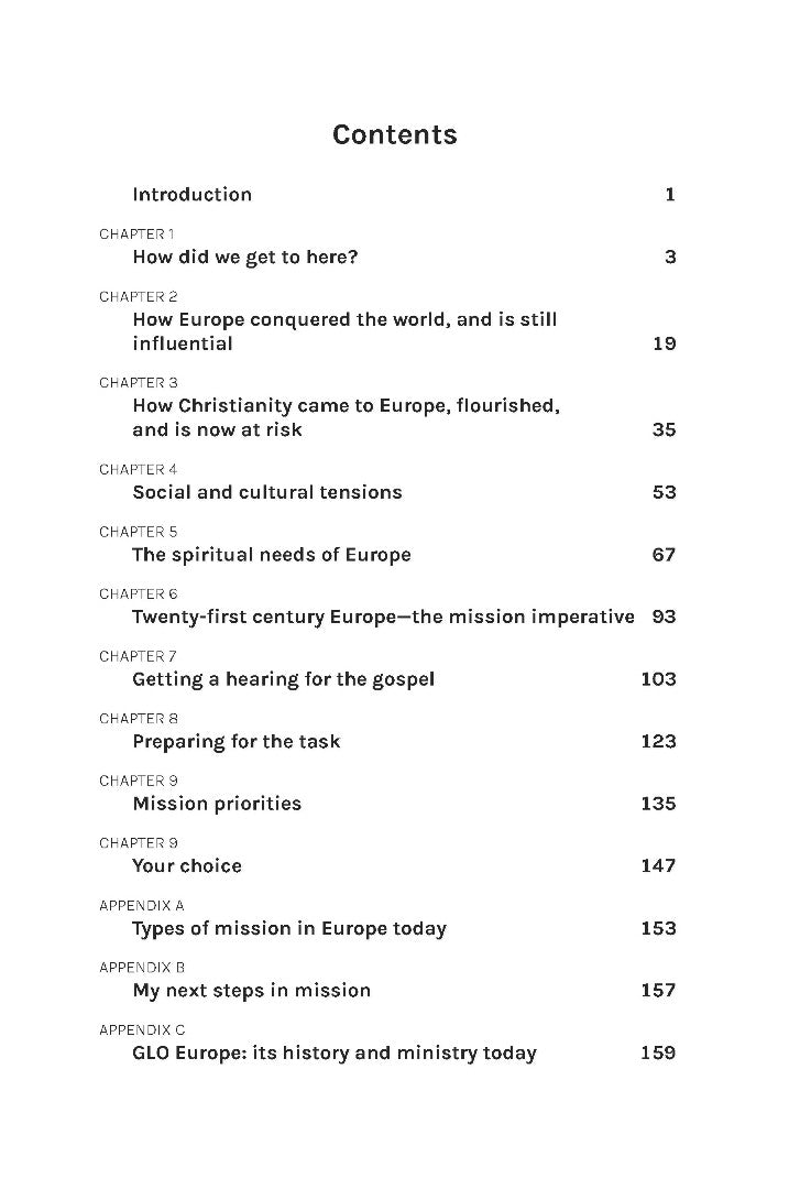 Europe at the Spiritual Crossroads