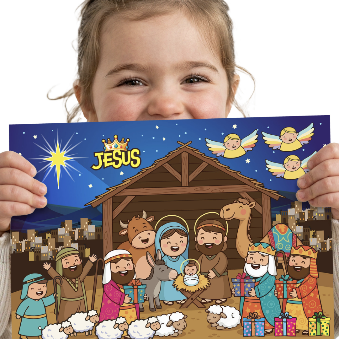 The Nativity Story Advent Sticker Sheet
