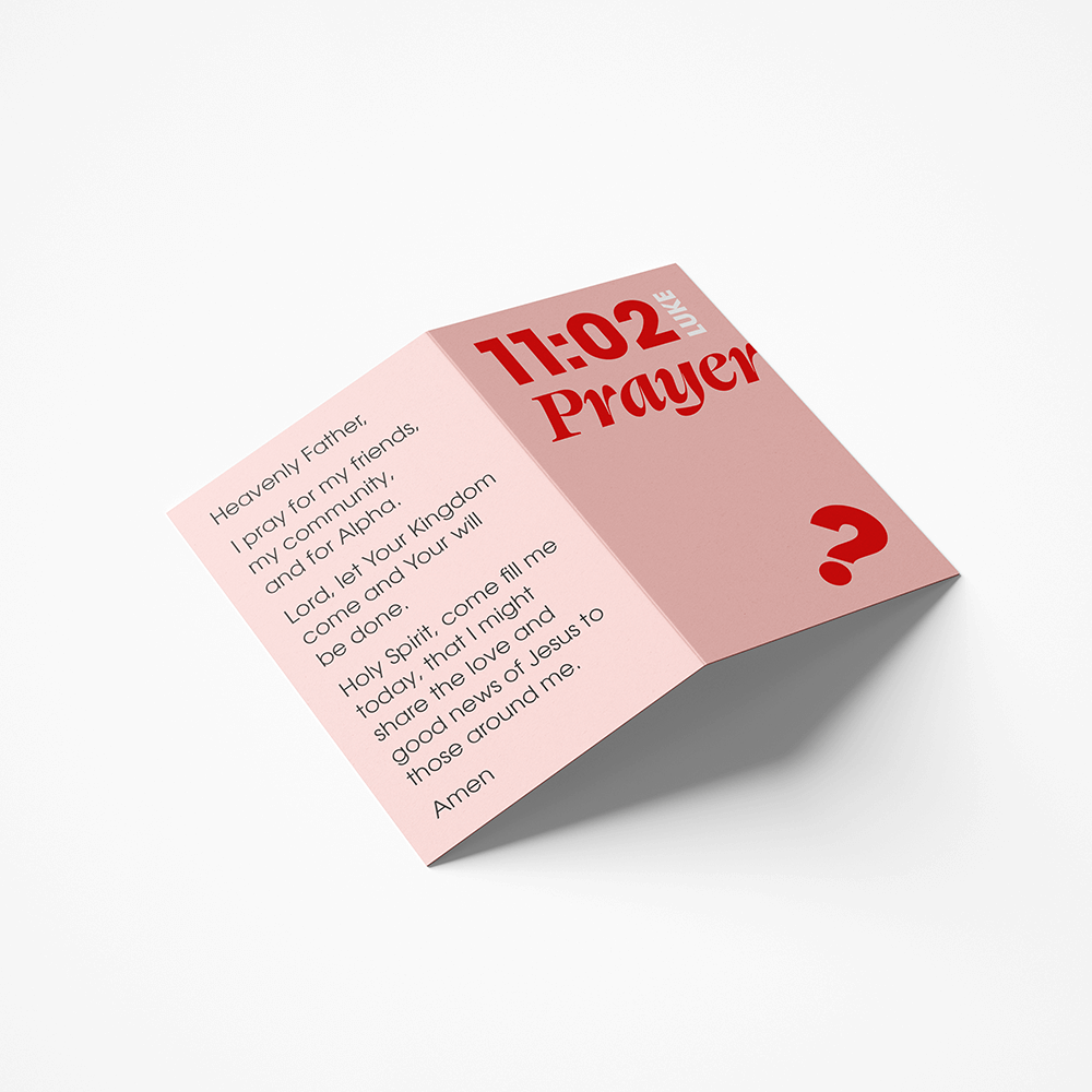 11:02 Prayer Card v1 (Pack of 50)