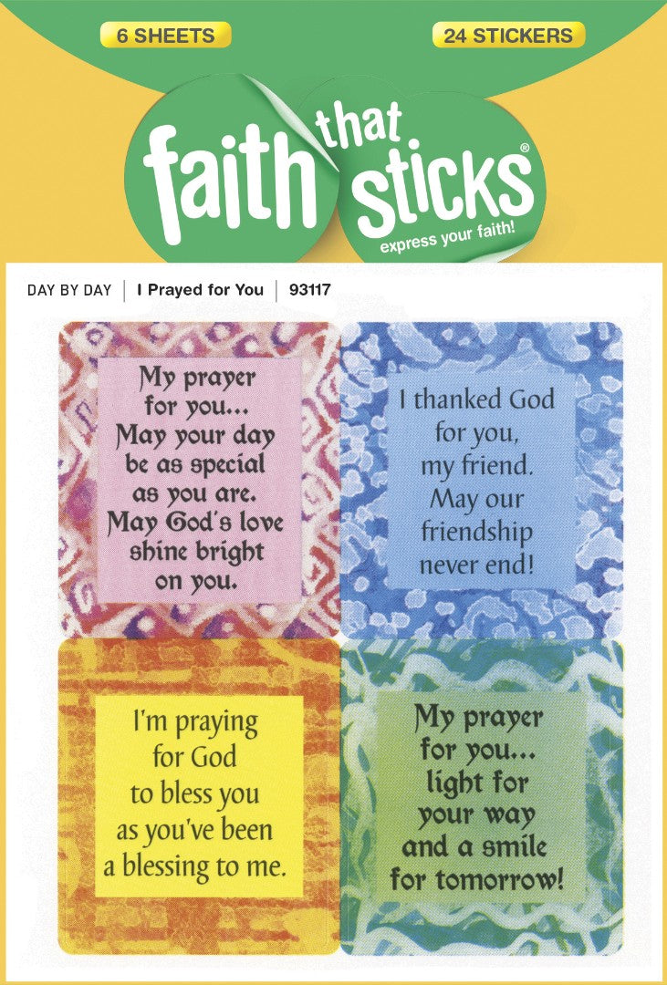 I Prayed For You - Faith That Sticks Stickers - Re-vived