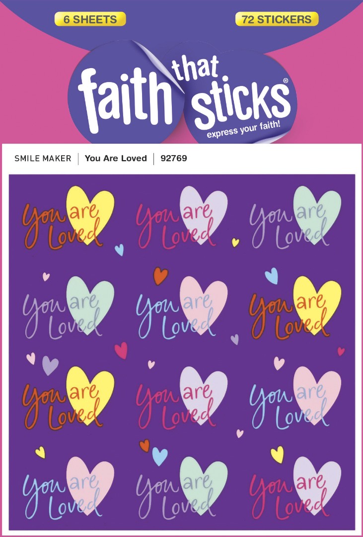 You Are Loved - Faith That Sticks Stickers - Re-vived