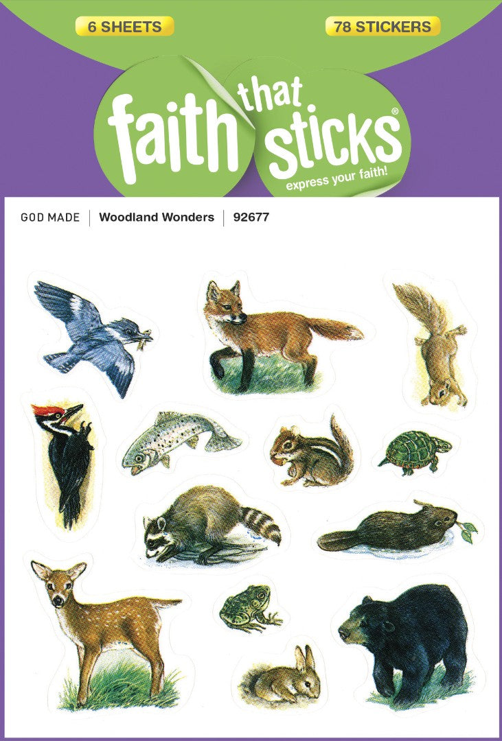 Woodland Wonders - Faith That Sticks Stickers - Re-vived