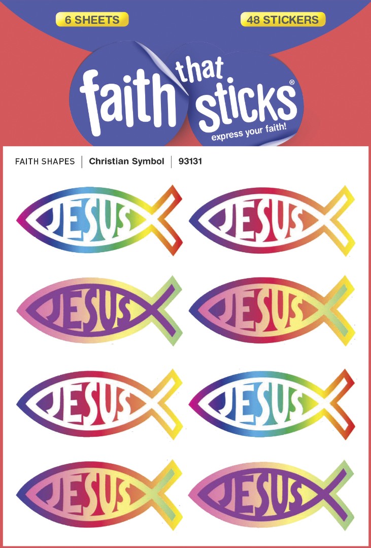 Christian Symbol - Faith That Sticks Stickers - Re-vived