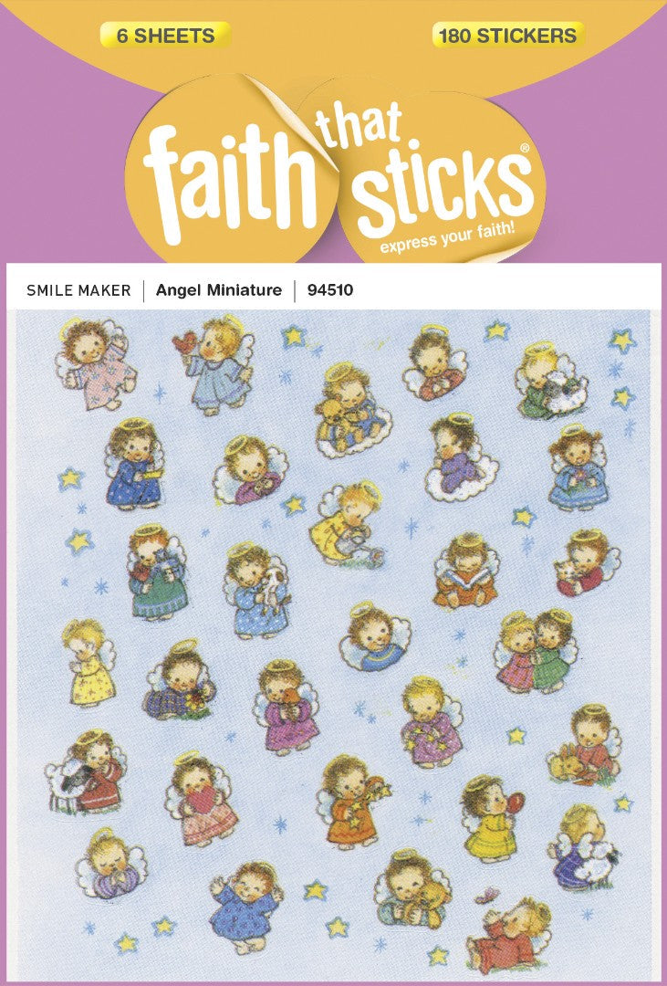 Angel Miniature - Faith That Sticks Stickers - Re-vived