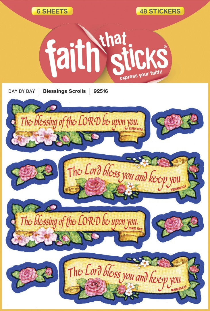 Blessings Scrolls - Faith That Sticks Stickers - Re-vived