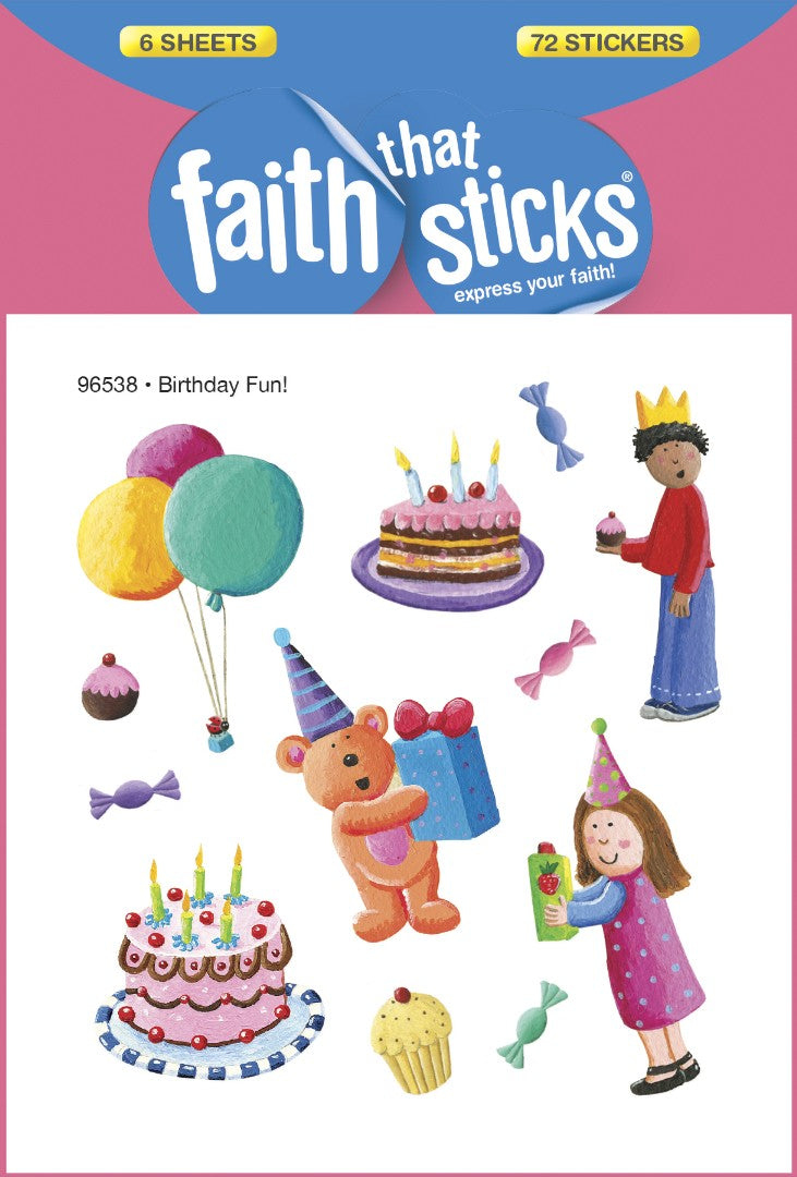 Birthday Fun! - Faith That Sticks Stickers - Re-vived