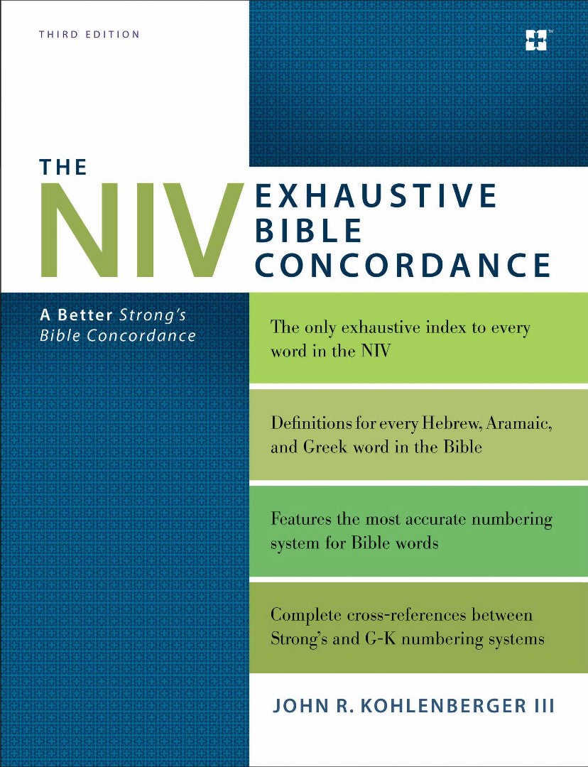 The NIV Exhaustive Bible Concordance, Third Edition - Re-vived