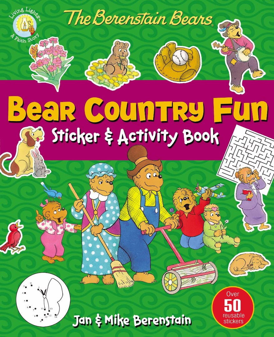 Berenstain Bears Bear Country Fun Sticker And Activity B, Th - Re-vived