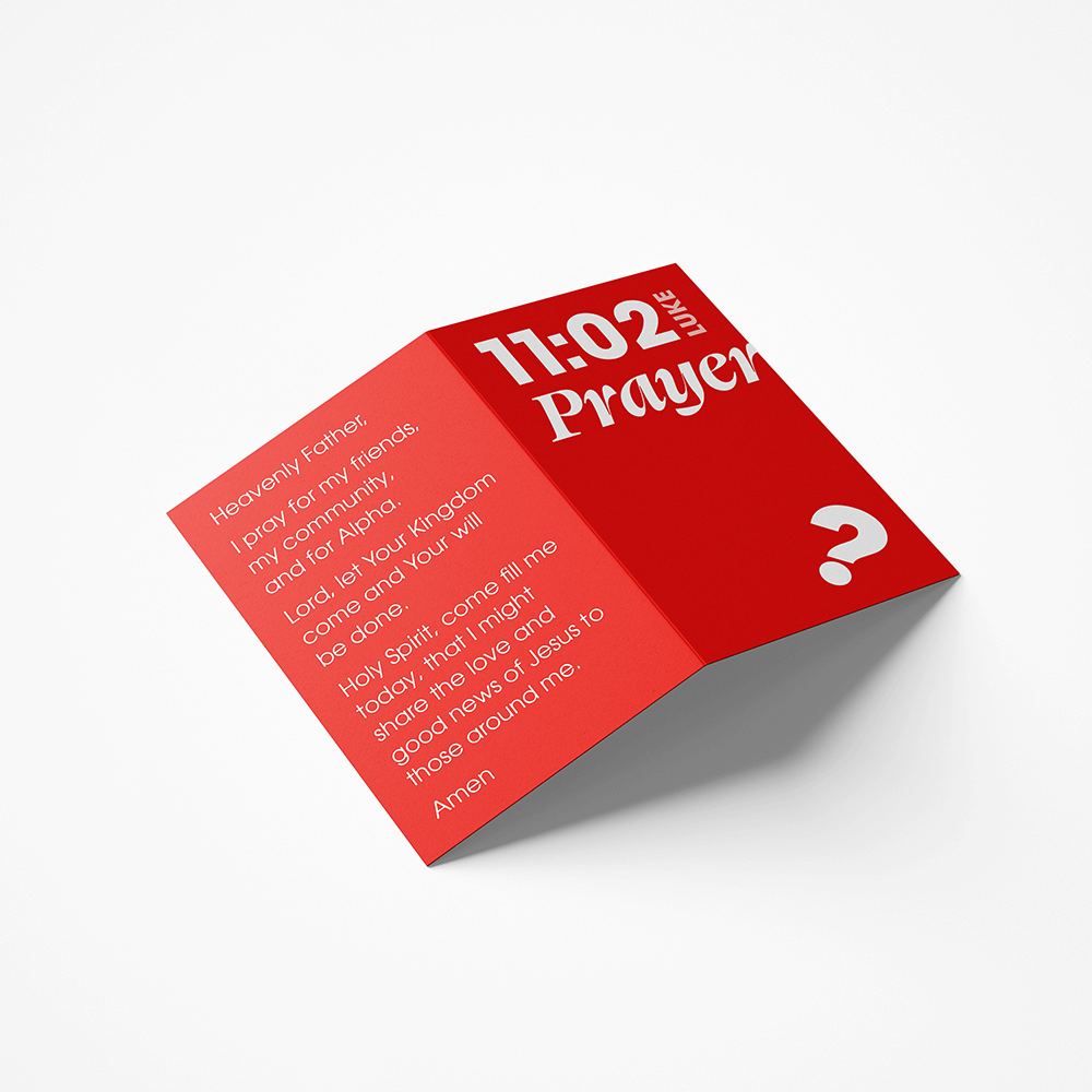 11:02 Prayer Card v2 (Pack of 50)