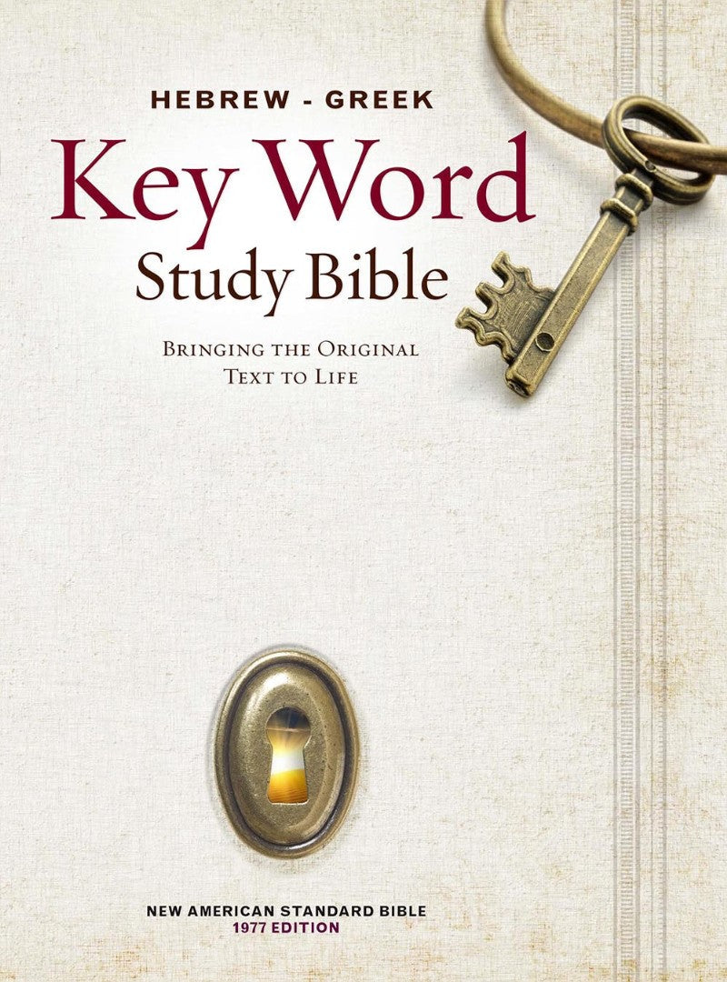 NASB Hebrew-Greek Key Word Study Bible Hardcover - Re-vived