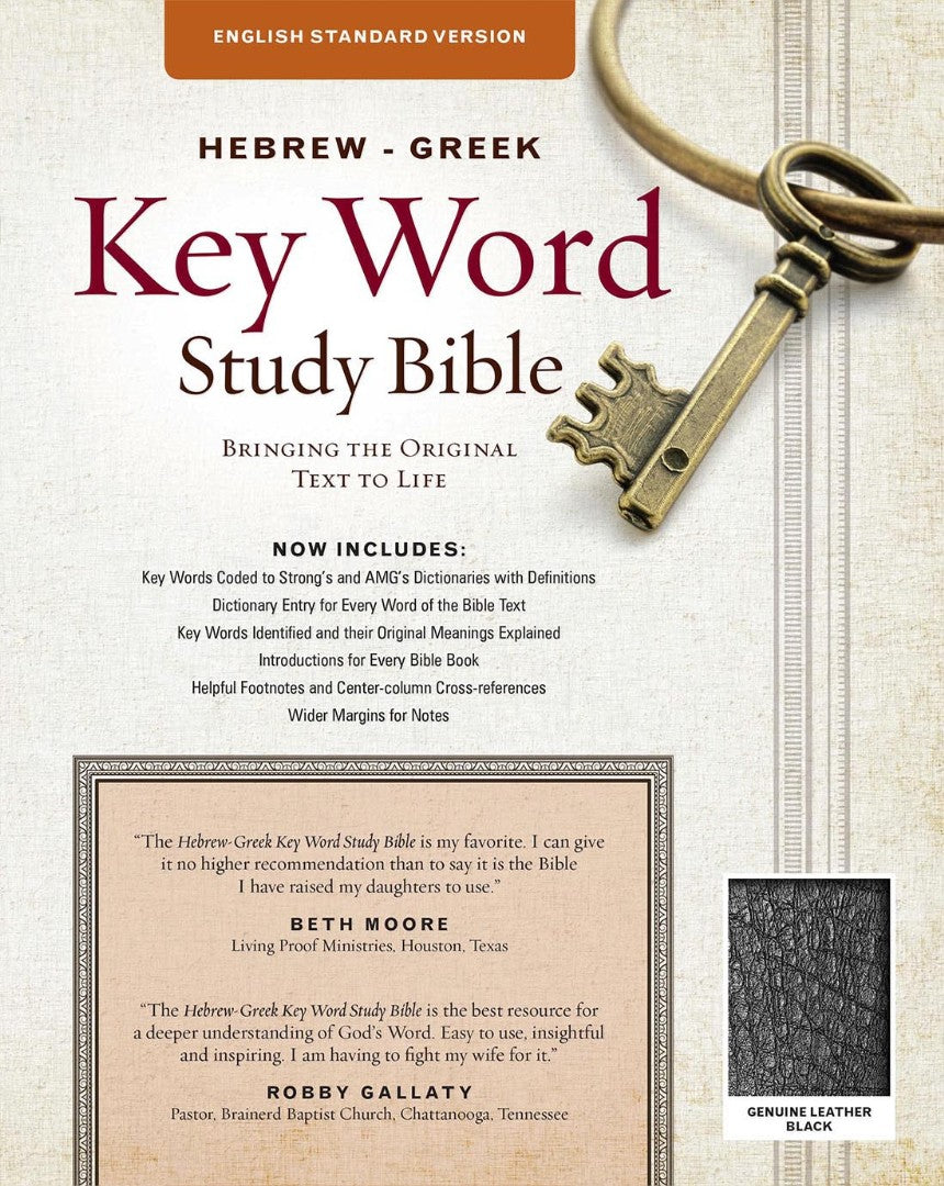 The ESV Hebrew-Greek Key Word Study Bible - Re-vived