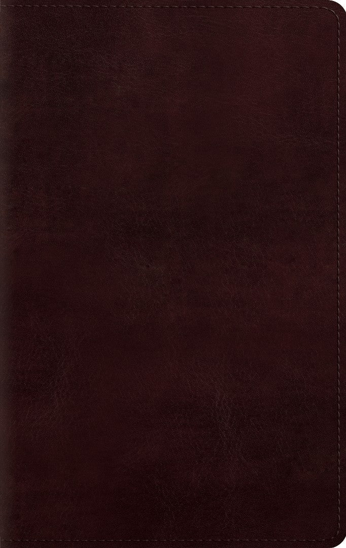ESV Large Print Personal Size Bible, Trutone, Mahogany - Re-vived