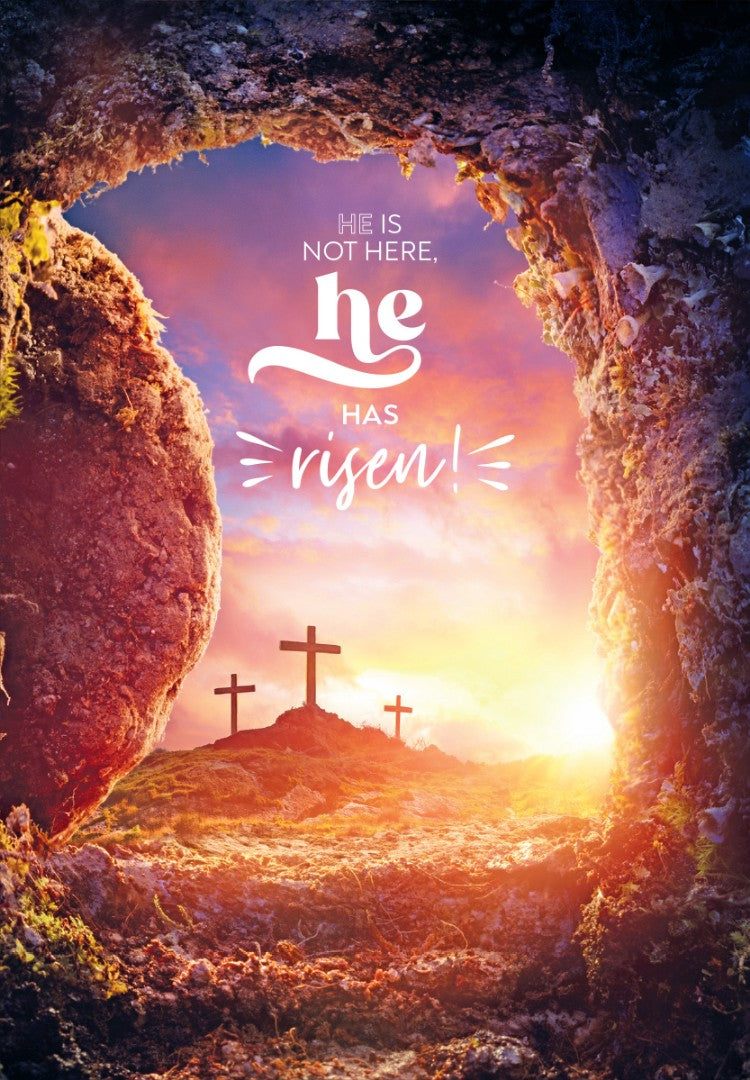 Compassion Charity Easter Cards: He is Risen (5 pack) - Re-vived