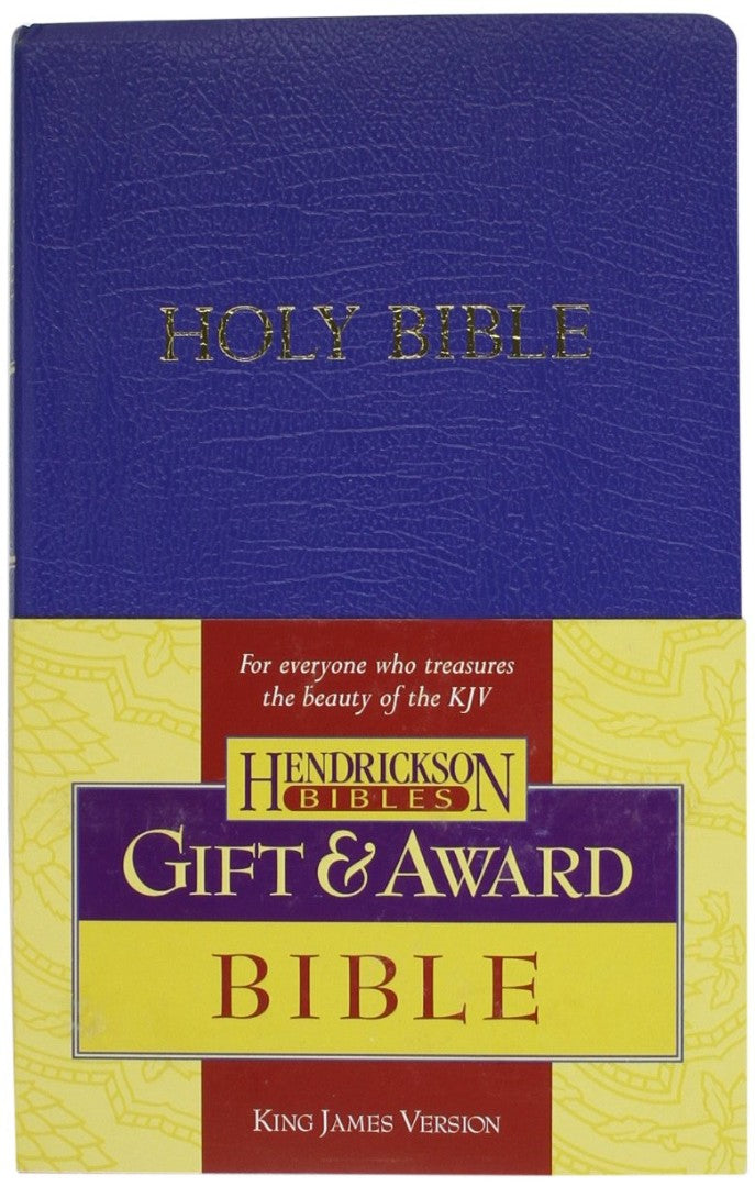 KJV Gift & Award Bible, Imitation Leather, Blue