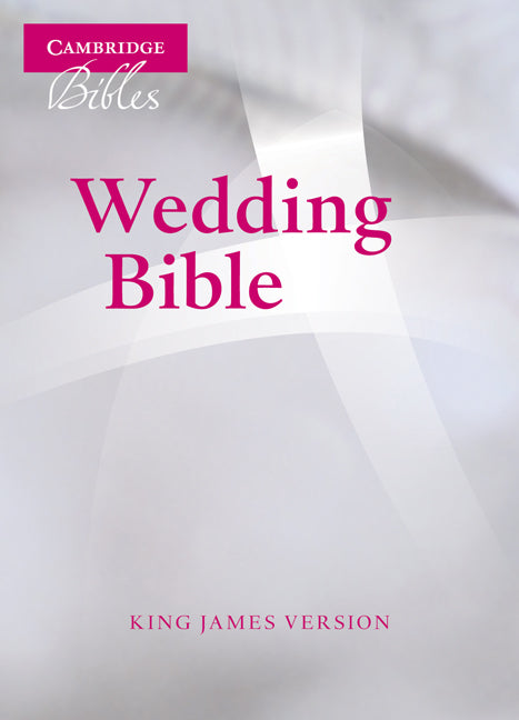 KJV Wedding Bible, White French Morocco Leather - Re-vived