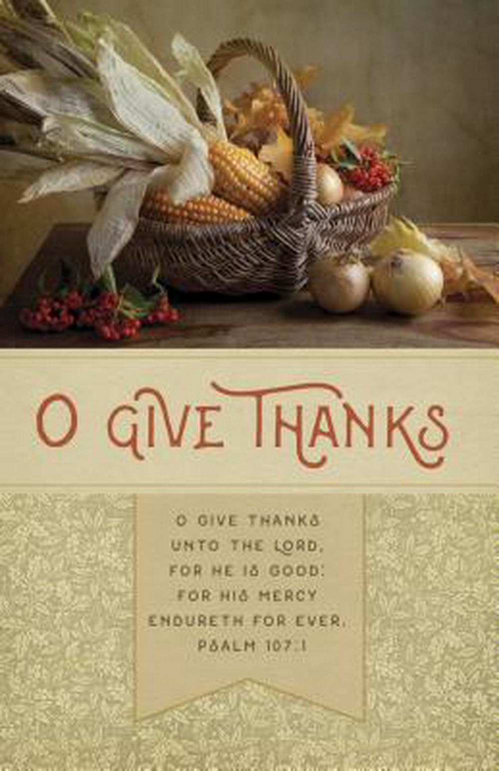 O Give Thanks Bulltin (Pack of 100) - Re-vived