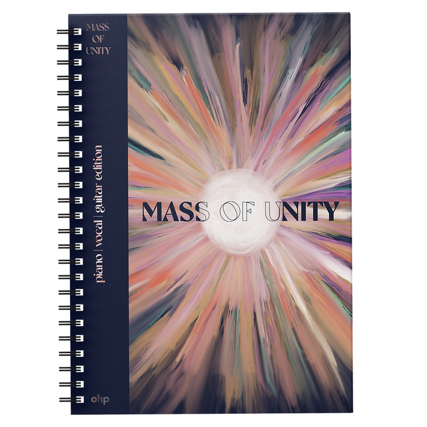 MASS OF UNITY | Official Sheet Music Book - Piano/vocal/Guitar